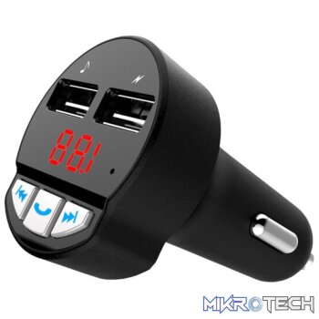 Wireless Car FM Transmitter + Charger  FM390